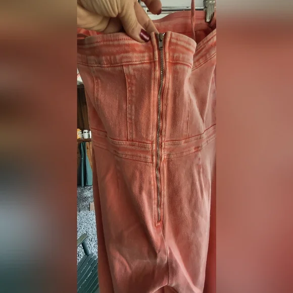 Elegant Peach Jumpsuit - Picture 2 of 7